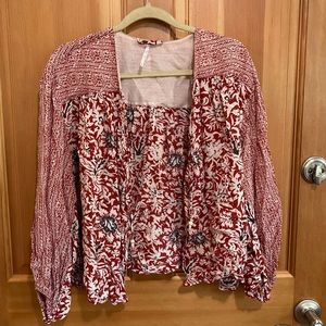 [Free People] Lightweight Jacket/Open Front Shirt